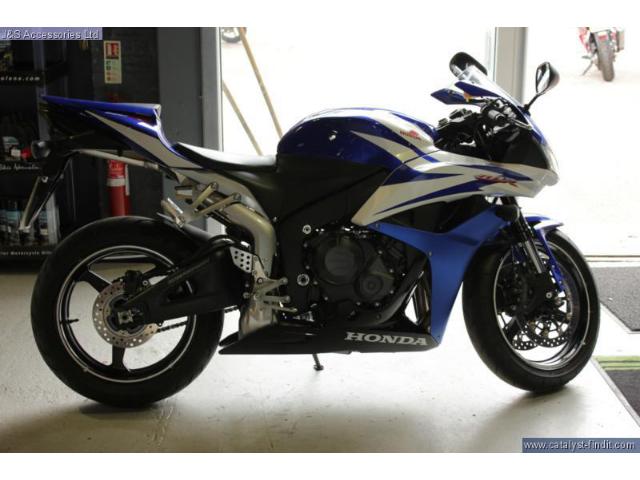 2009 Honda cbr600rr blue and white for sale #5